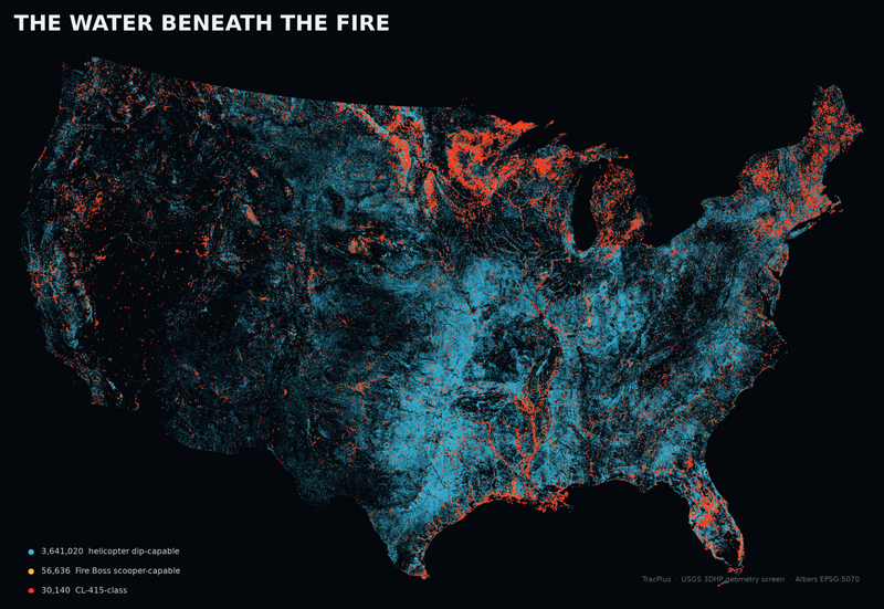 The water beneath the fire