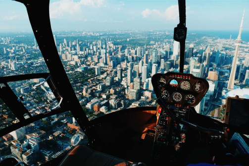 ghelicopter dashboard with view